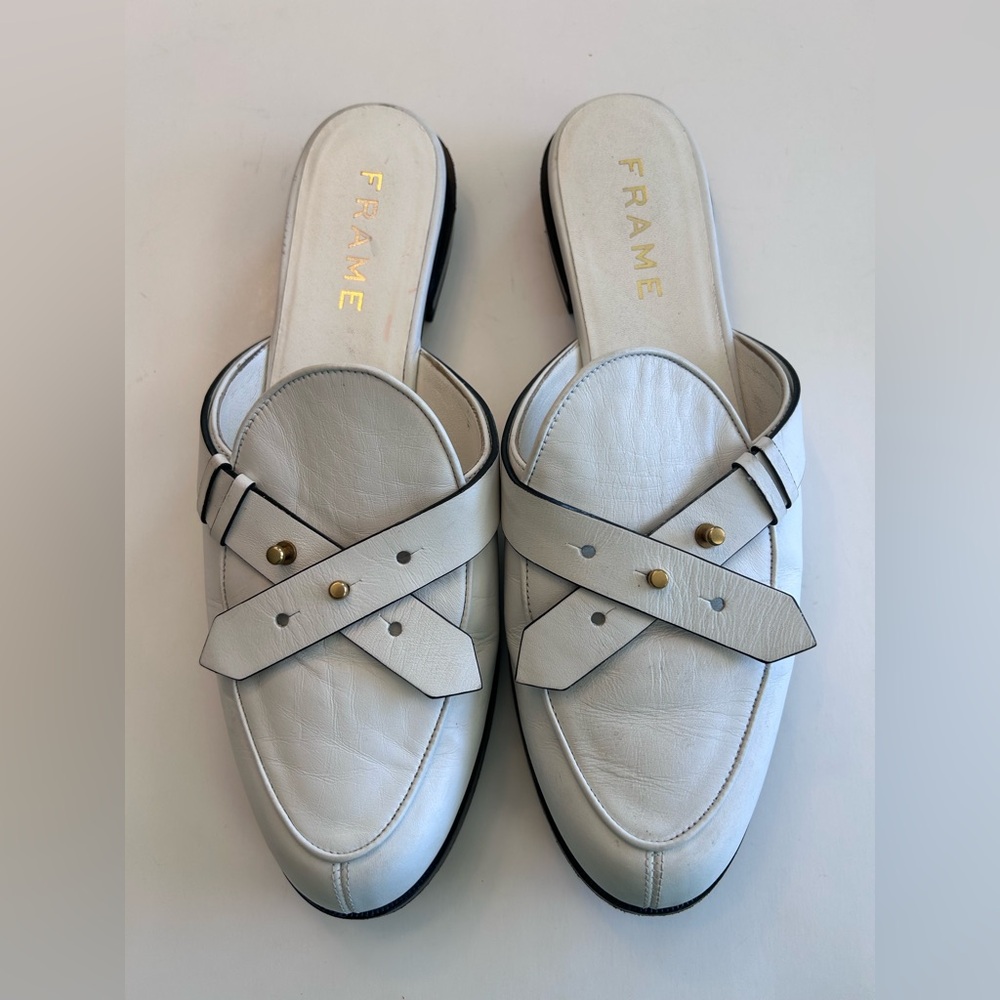 FRAME LE Sweetzer Slides Mules  Size 40.5